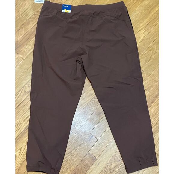 Old Navy Go Dry Tapered Brown Pull On Lightweight Athletic Pants Women's XXL NWT - Picture 8 of 8